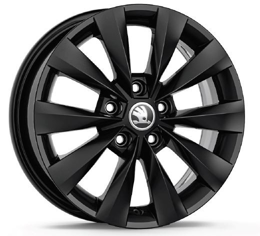 Leichtmetallfelge Castor schwarz 6,0Jx16" ET38