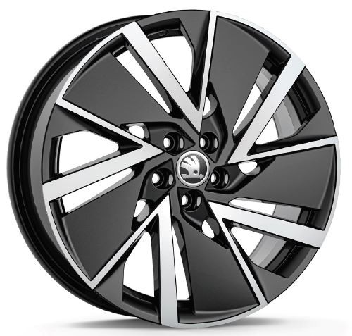 Leichtmetallfelge Vega Aero schwarz-silber 7,0Jx18" ET39