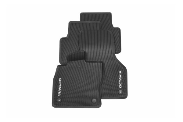 Allwetterfußmatten-Set, Octavia IV