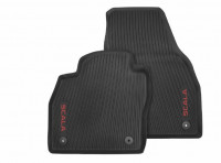 Gummifußmatten-Set, vorne SCALA Rot Gummifußmatten-Set, vorne SCALA Rot