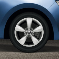 Leichtmetallfelge Carme in silber 6,0Jx15" ET38