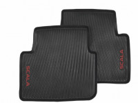 Gummifußmatten-Set hinten SCALA Rot Gummifußmatten-Set hinten SCALA Rot