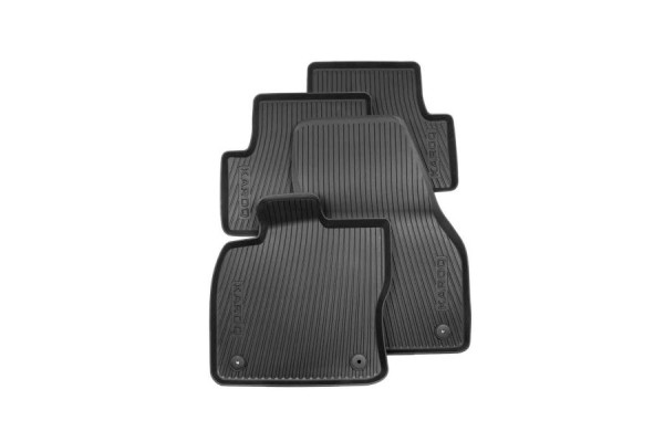 Allwetterfußmatten-Set, hinten, Karoq