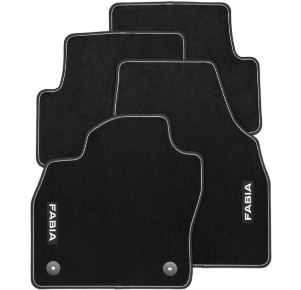 Textilfußmatten-Set Premium Fabia IV